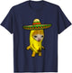 Sombrero Banana Cat Bananacat Meme Mexican Hat Kitty Meme T-Shirt - T-Shirt | Navy