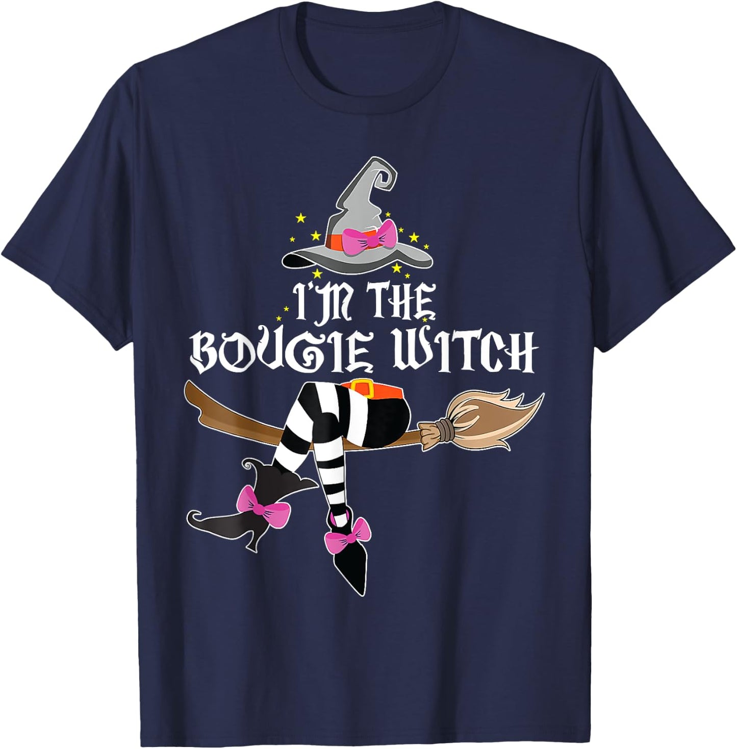 I'm the Bougie Witch Funny Halloween Matching Costume T-Shirt - T-Shirt | Navy