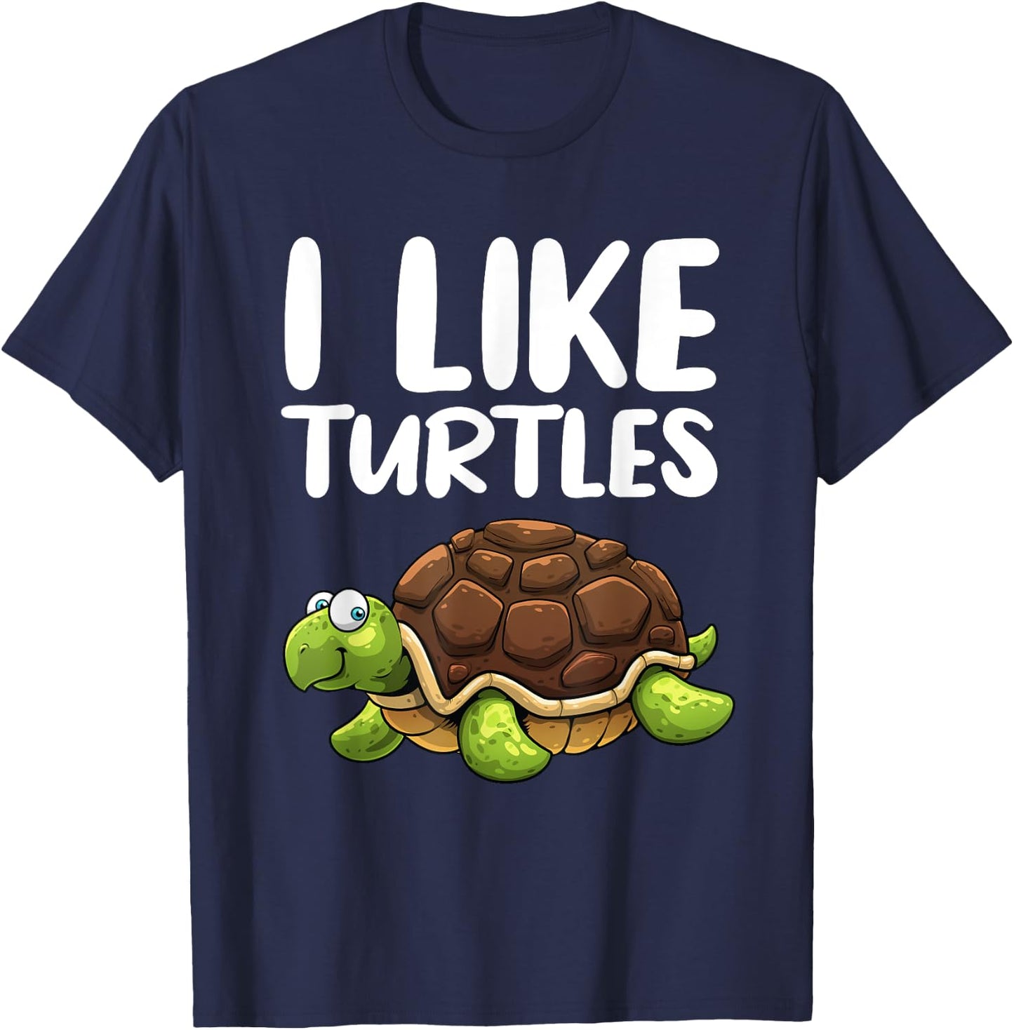 Funny Turtle Design Women Tortoise Sea Turtle Lovers T-Shirt - T-Shirt | Navy