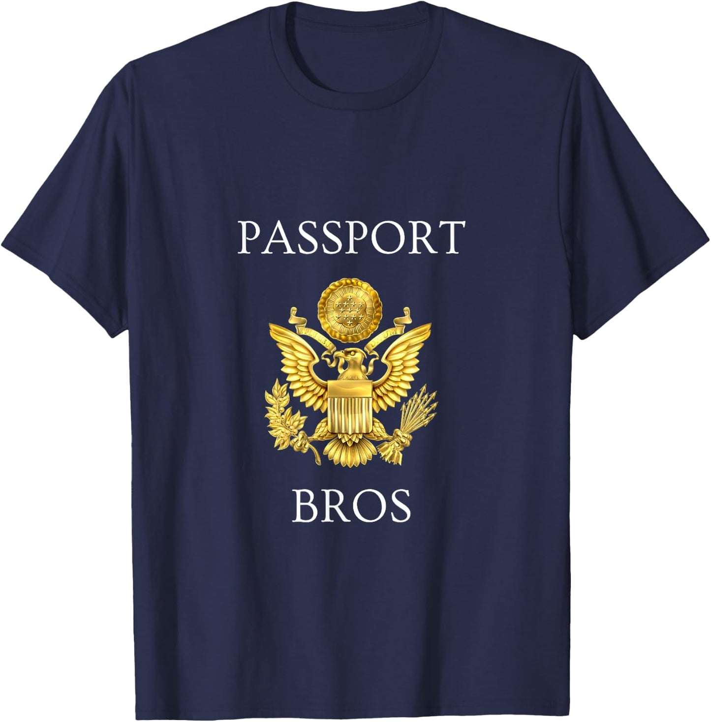 Passport Bros T-Shirt - T-Shirt | Navy