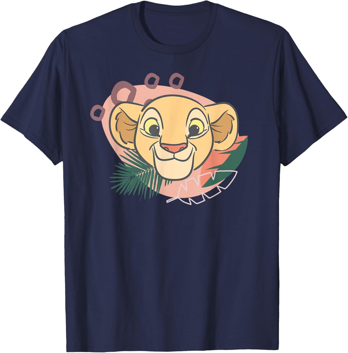 Disney The Lion King Young Nala Pastel Jungle T-Shirt - T-Shirt | Navy