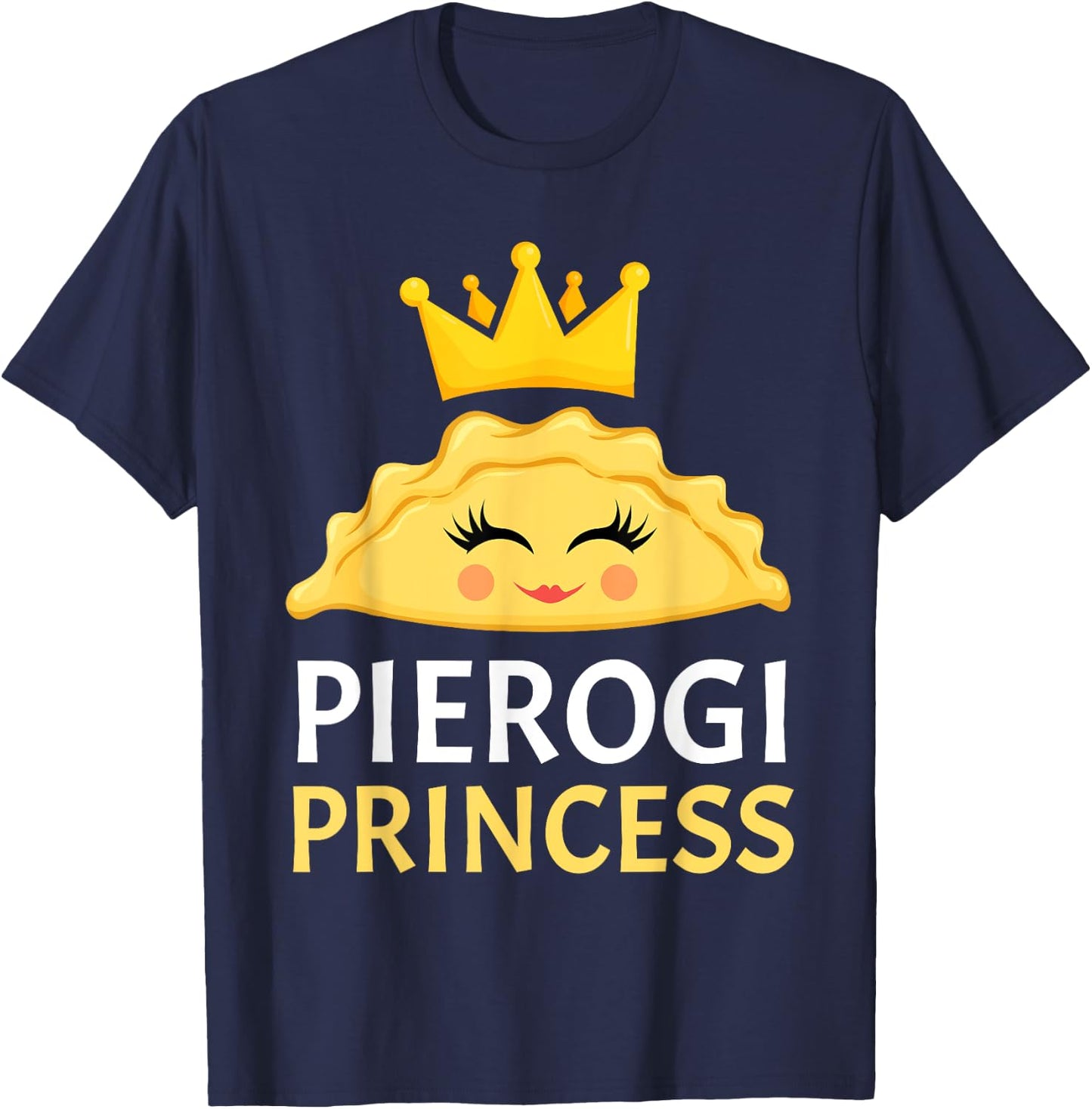 Cute Pierogi Art Women Girls Kids Pierogi Polish Dumpling T-Shirt - T-Shirt | Navy