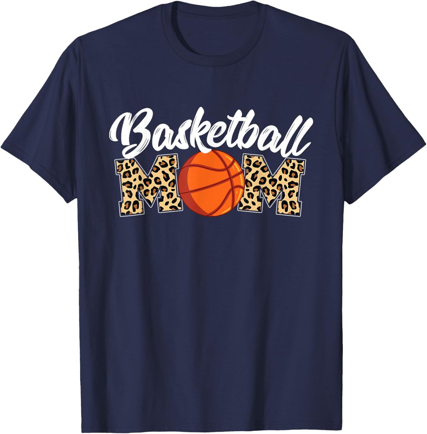 Basketball Mom - Mothers Day Game Trainer Sports Instructor T-Shirt - T-Shirt | Navy