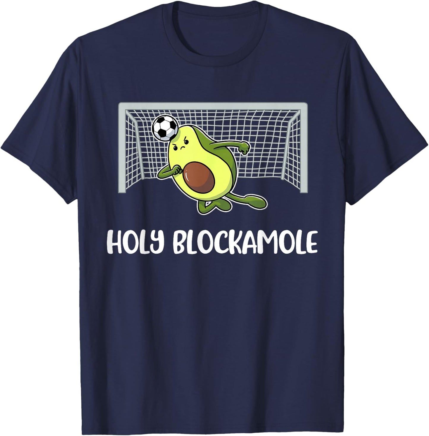 Holy Blockamole Soccer T-Shirt - T-Shirt | Navy