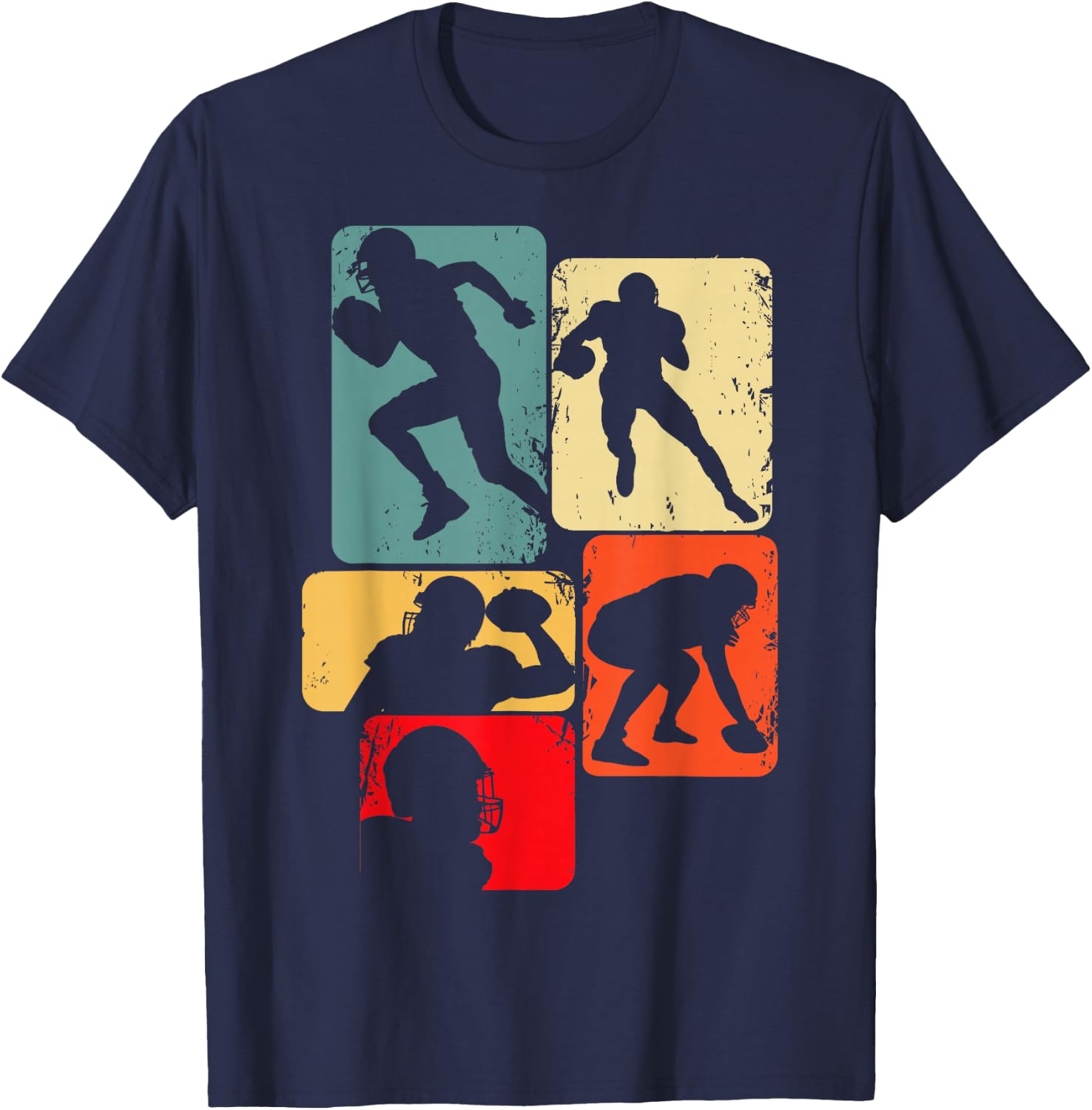 Football American Football Kids Boys T-Shirt - T-Shirt | Navy
