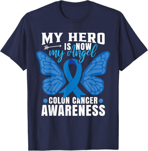 Colon Cancer Awareness Colorectal Cancer Month T-Shirt - T-Shirt | Navy