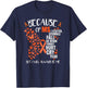 MS Awareness Multiple Sclerosis Butterfly T-Shirt - T-Shirt | Navy