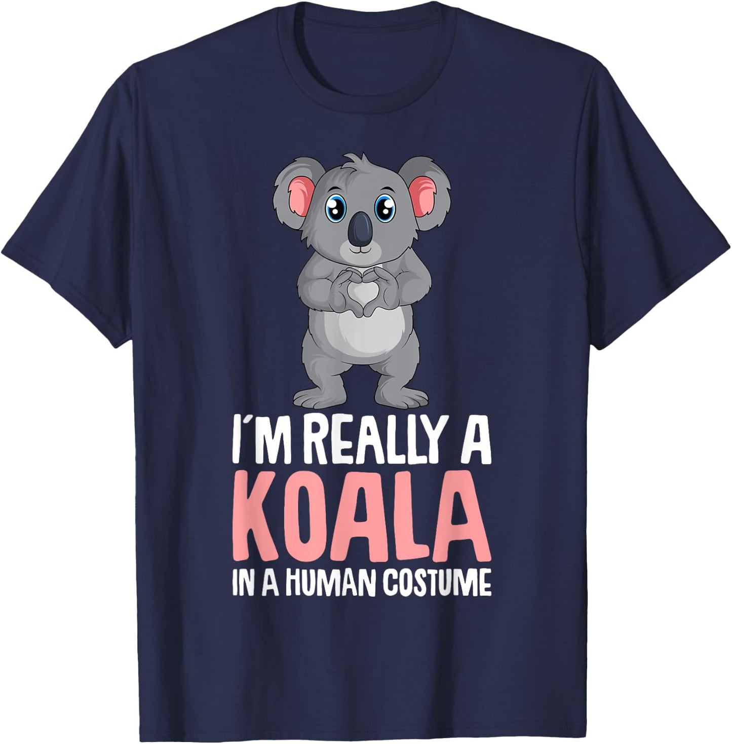 Koala Costume Koala Bear Girls Kids T-Shirt - T-Shirt | Navy