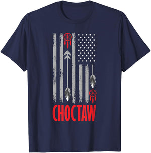 Choctaw Tribe Native American Day Indigenous Peoples Day Men T-Shirt - T-Shirt | Navy