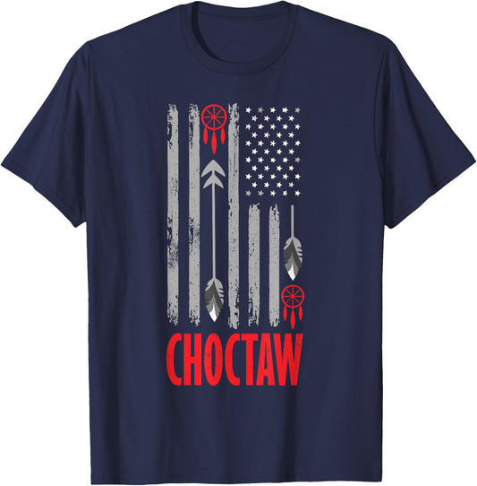 Choctaw Tribe Native American Day Indigenous Peoples Day Men T-Shirt - T-Shirt | Navy