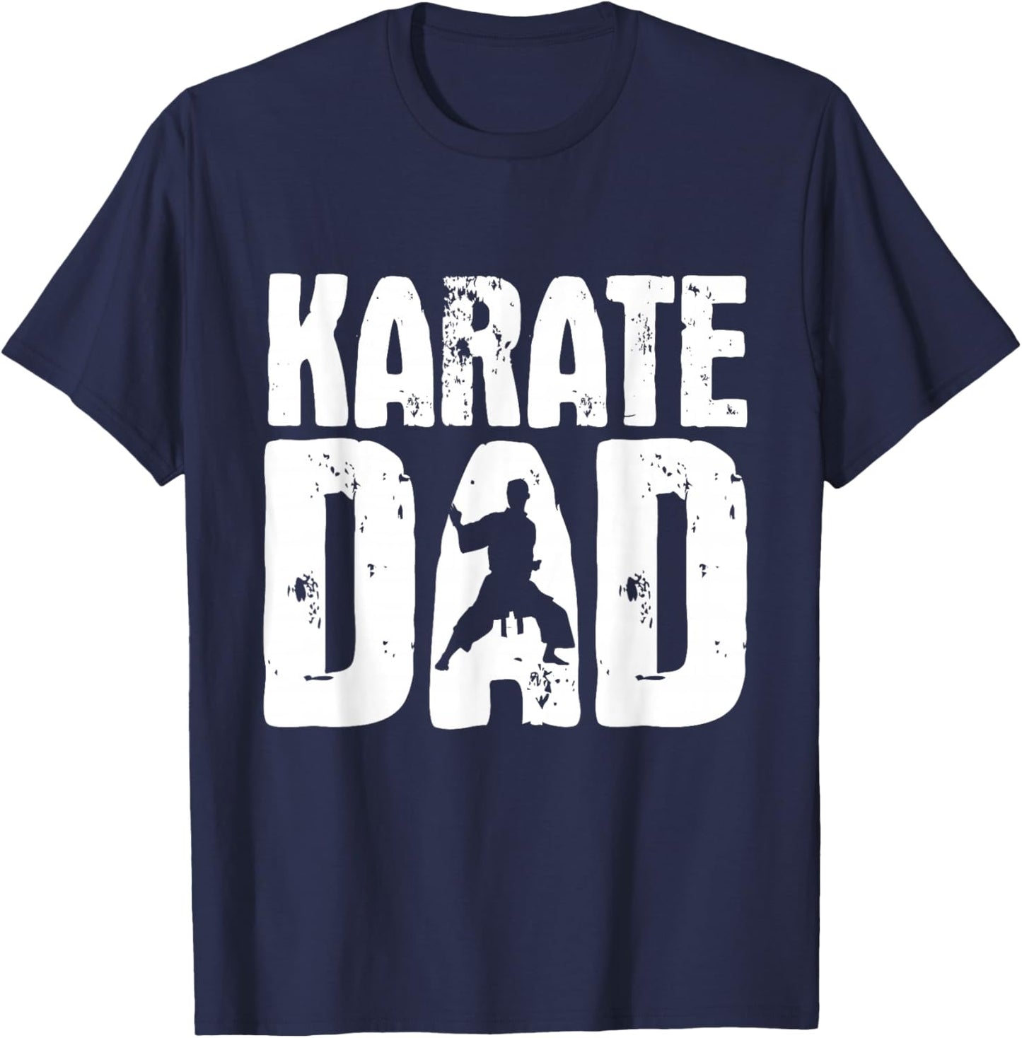 Karate Dad - Martial Arts Coach Karateka Taekwondo Trainer T-Shirt - T-Shirt | Navy