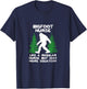 Bigfoot Nurse Funny Sasquatch Gift Shirt T-Shirt - T-Shirt | Navy