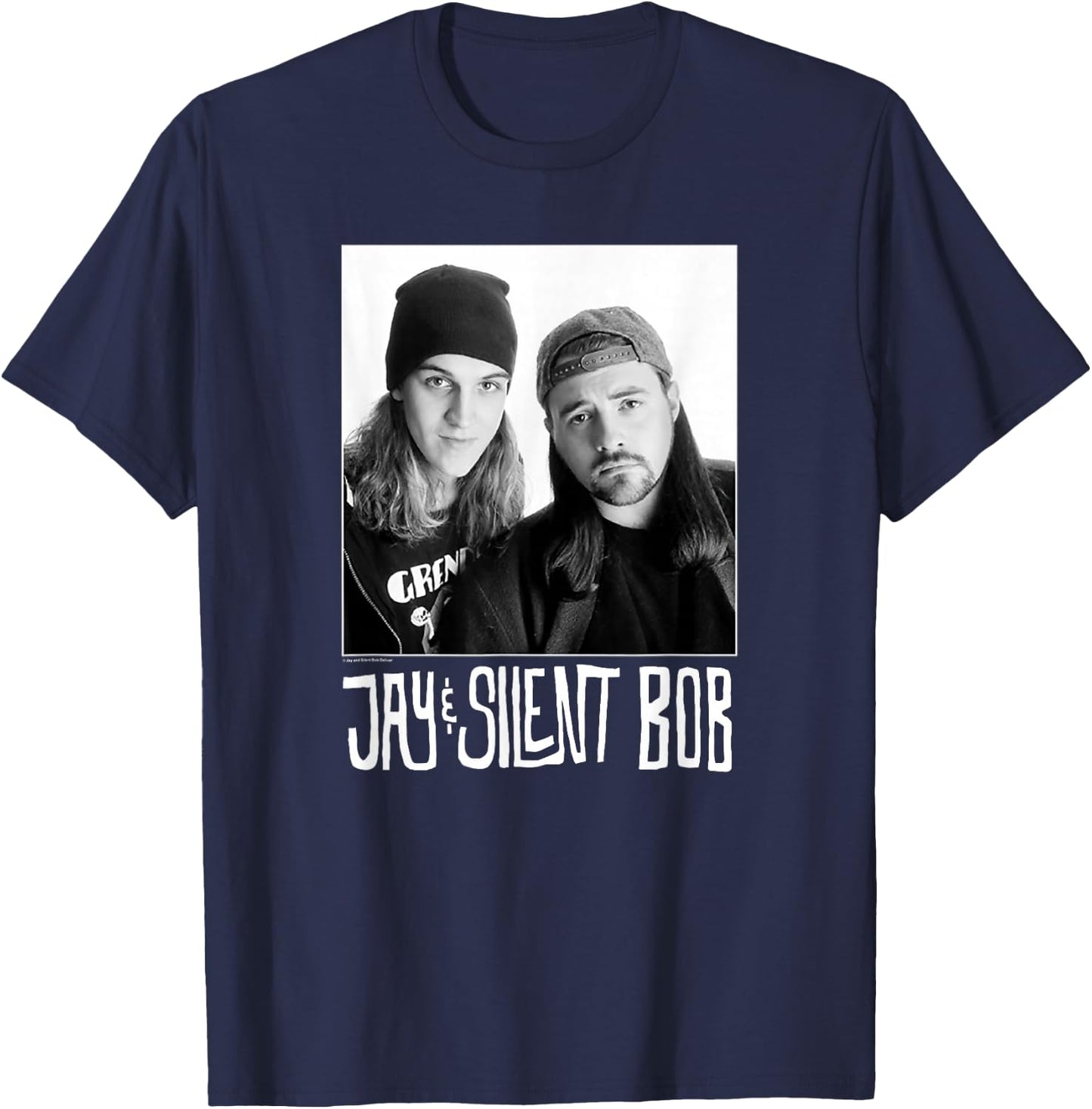 Jay and Silent Bob Photograph T-Shirt - T-Shirt | Navy