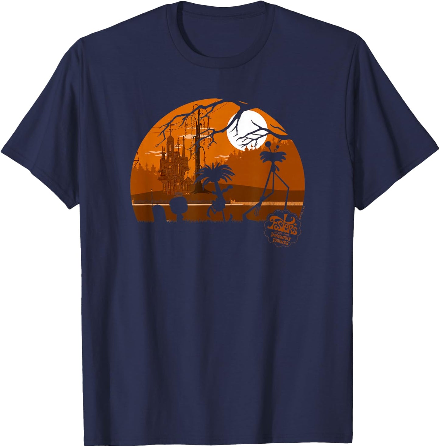 Foster's Home for Imaginary Friends Halloween Dusk T-Shirt - T-Shirt | Navy