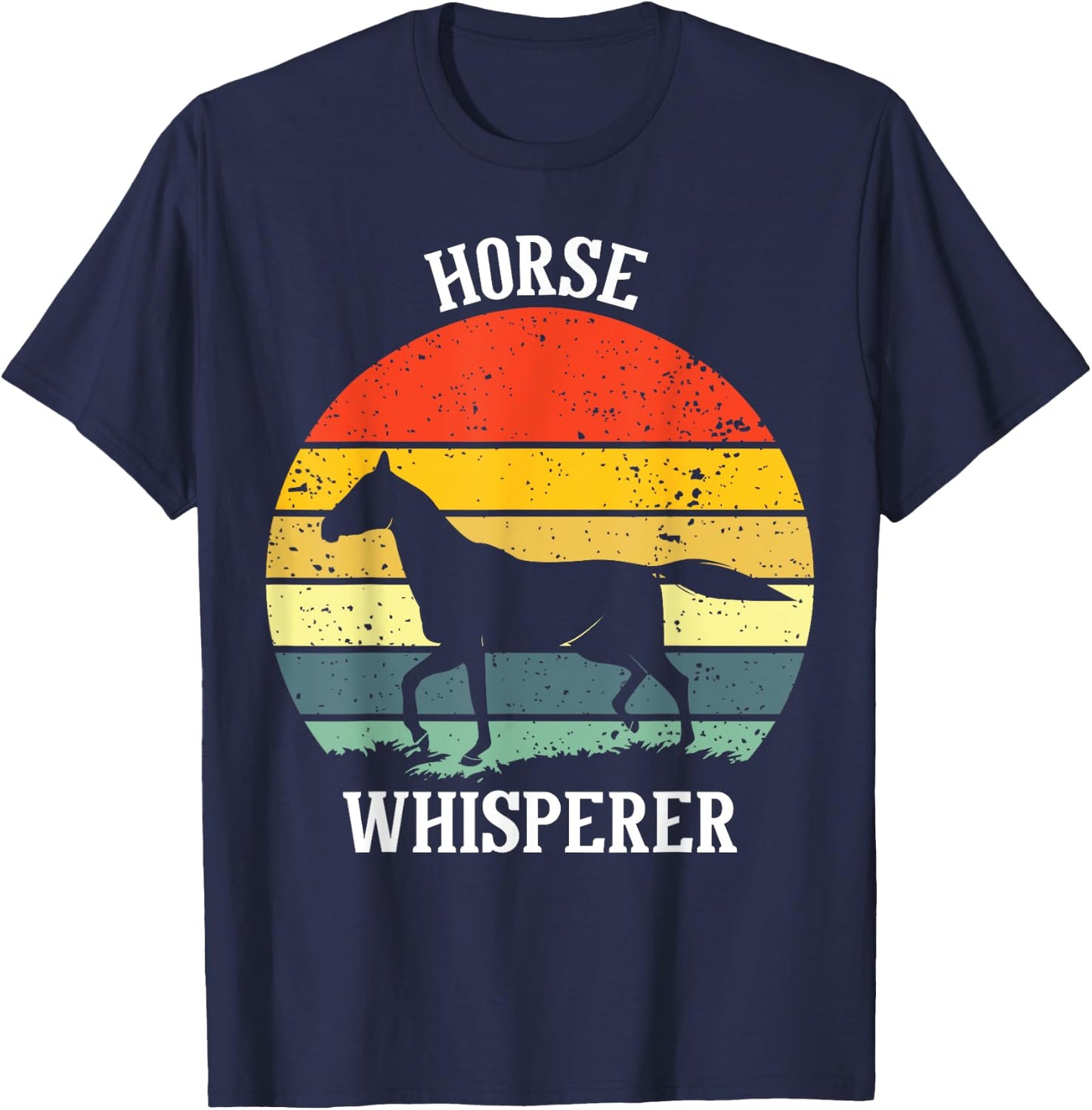 Horse Whisperer | Horse Whisperer T-Shirt - T-Shirt | Navy
