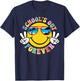 Retro Groovy School's Out Forever Retired Teacher Retirement T-Shirt - T-Shirt | Navy