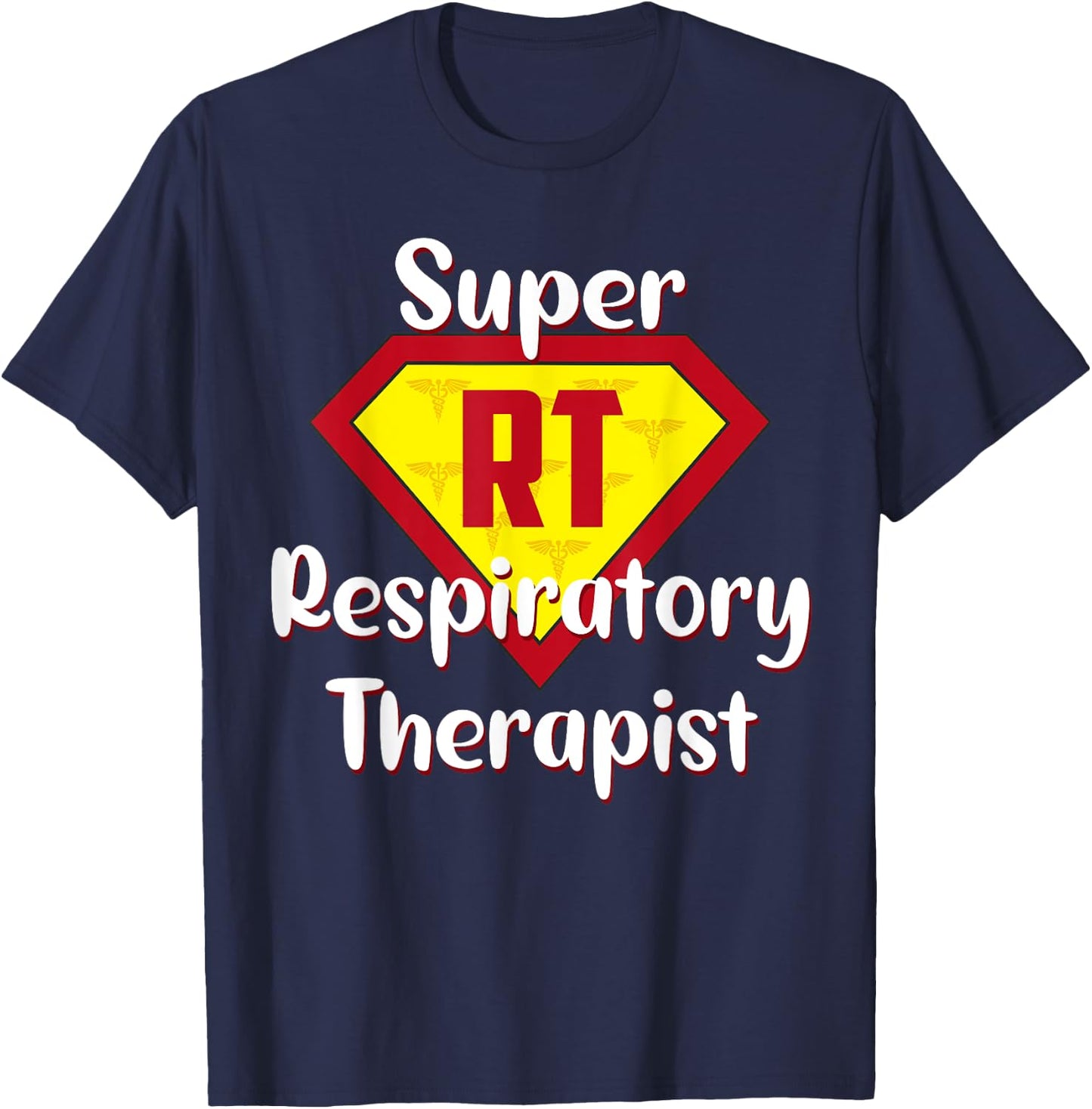 Super Respiratory Therapist Hero RT Life Therapist Gifts T-Shirt - T-Shirt | Navy