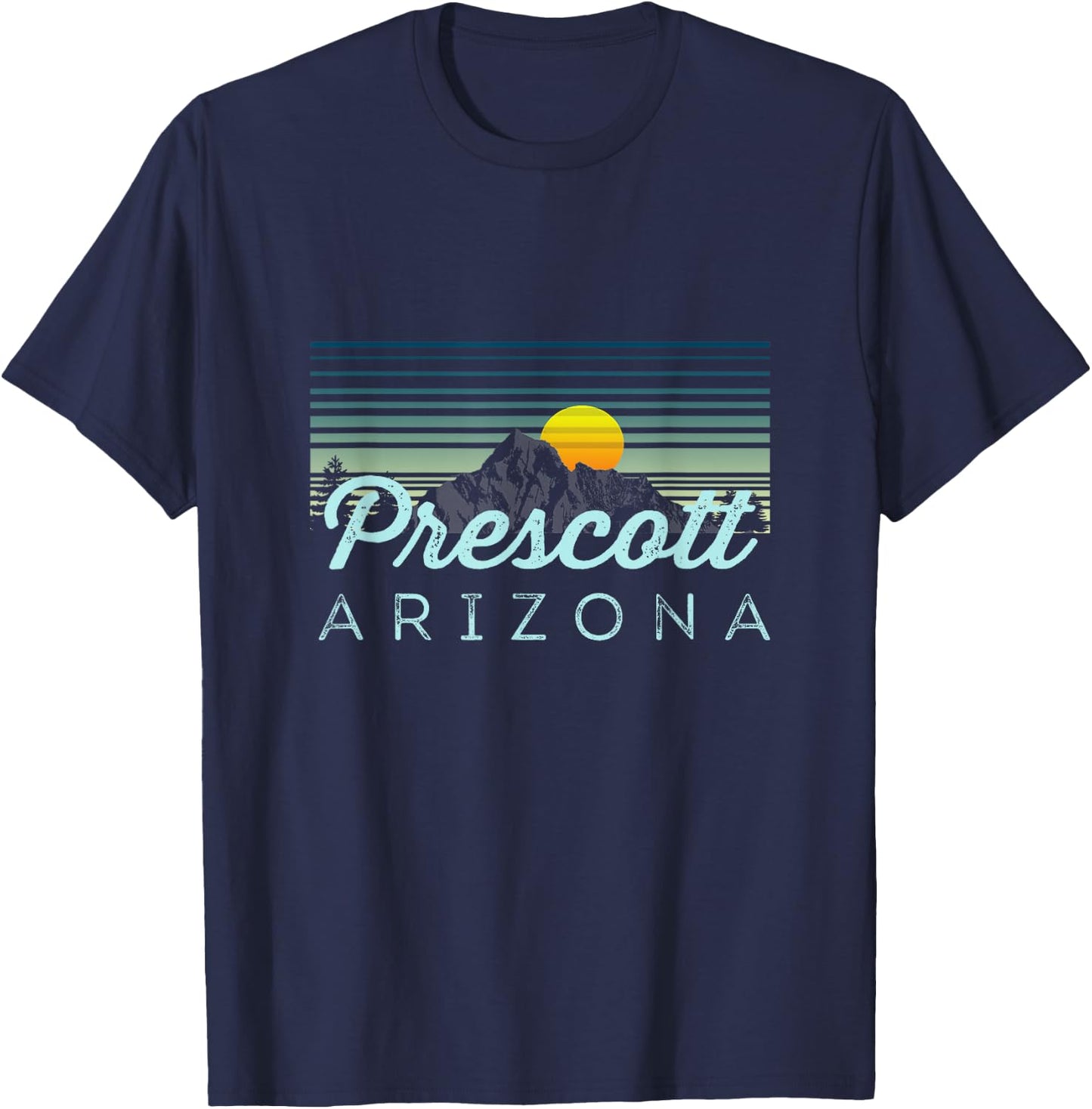 Prescott Retro Clothes & Gear - Prescott Souvenir T-Shirt - T-Shirt | Navy