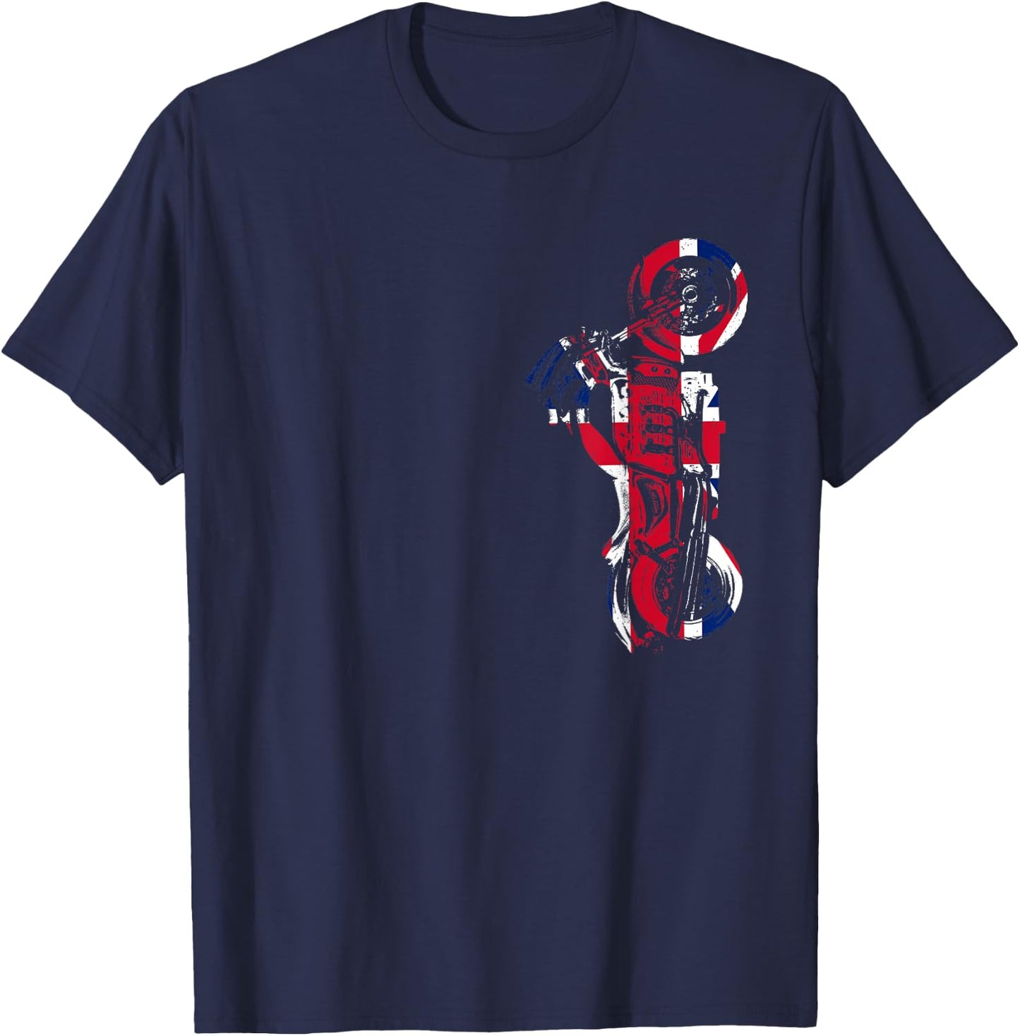 Rocket III Motorcycle Union Jack T-Shirt - T-Shirt | Navy