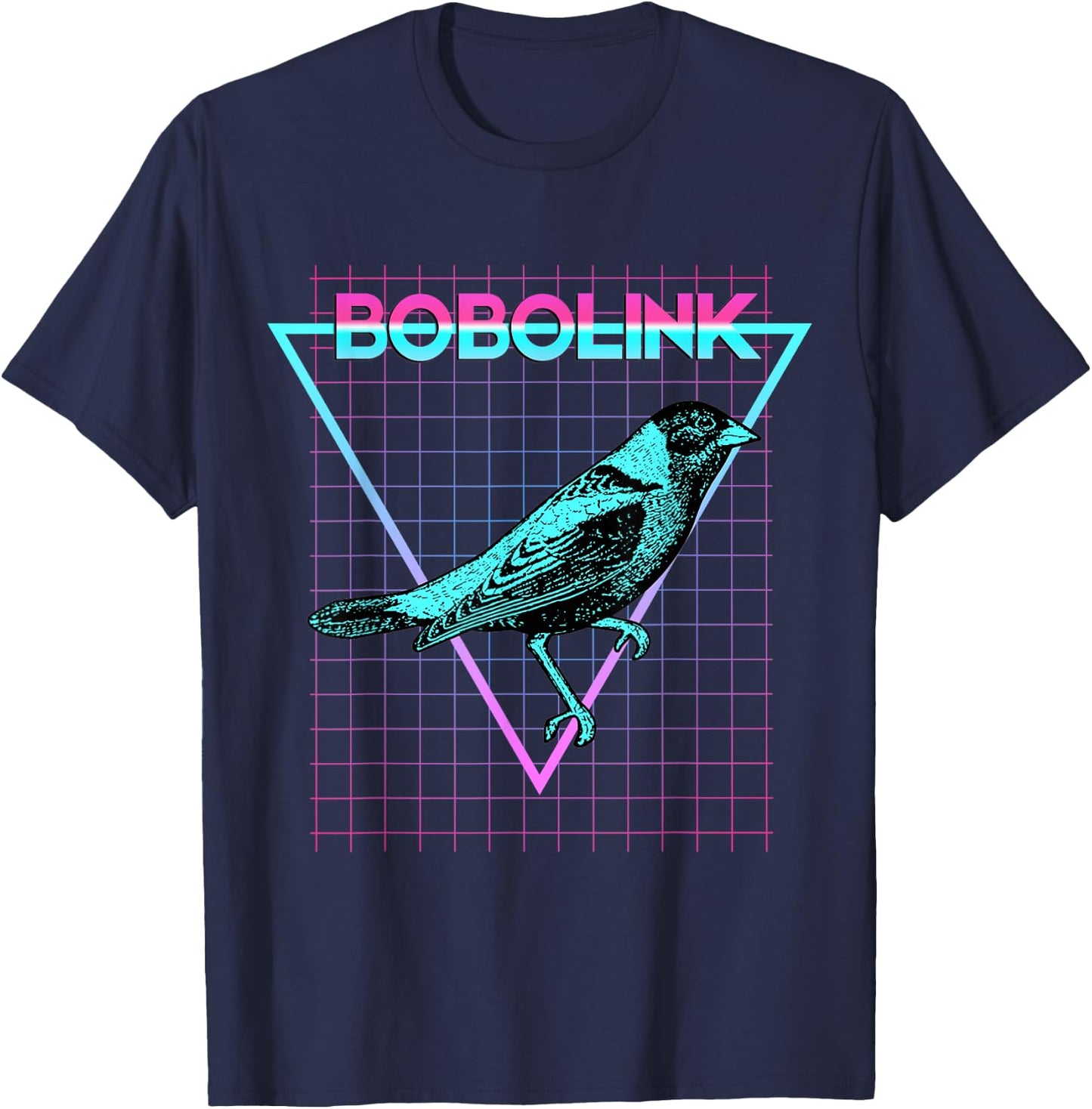 Bobolink Bird Aesthetic Retro Bobolink T-Shirt - T-Shirt | Navy