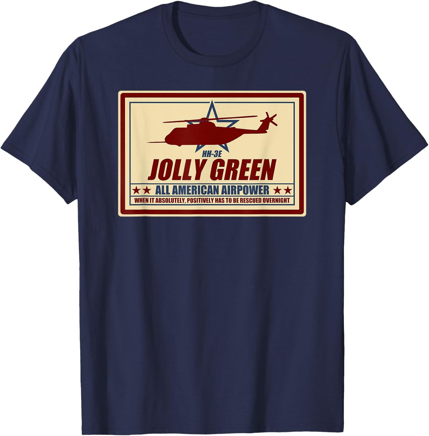 HH-3E Jolly Green T-Shirt - T-Shirt | Navy