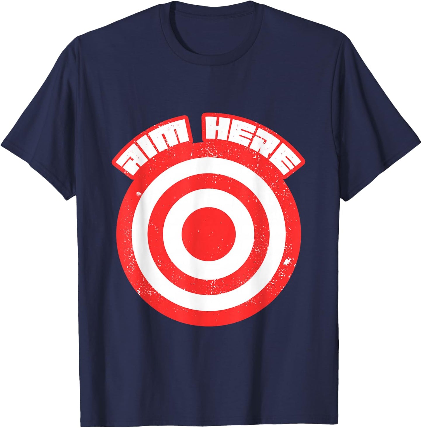 Bullseye Target Sports, Likes Hitting, Dart Bullseyes Gifts T-Shirt - T-Shirt | Navy
