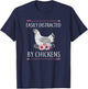 Chicken Shirt Funny Chicken Lover T-Shirt - T-Shirt | Navy