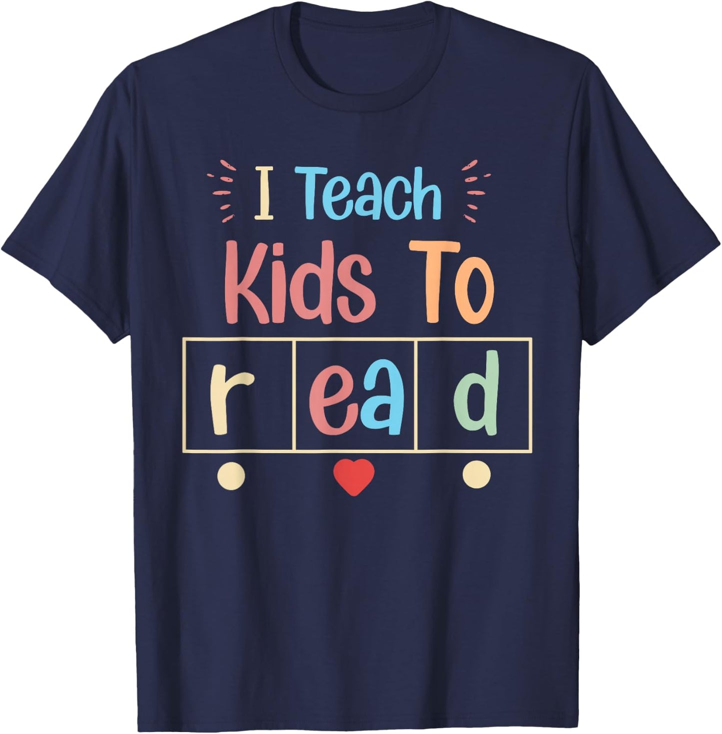 I Teach Kids To Read Science Teachers Men Women Reading T-Shirt - T-Shirt | Navy
