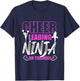 Cheerleading Ninja On Training Cheer Dancing Cheerleader T-Shirt - T-Shirt | Navy