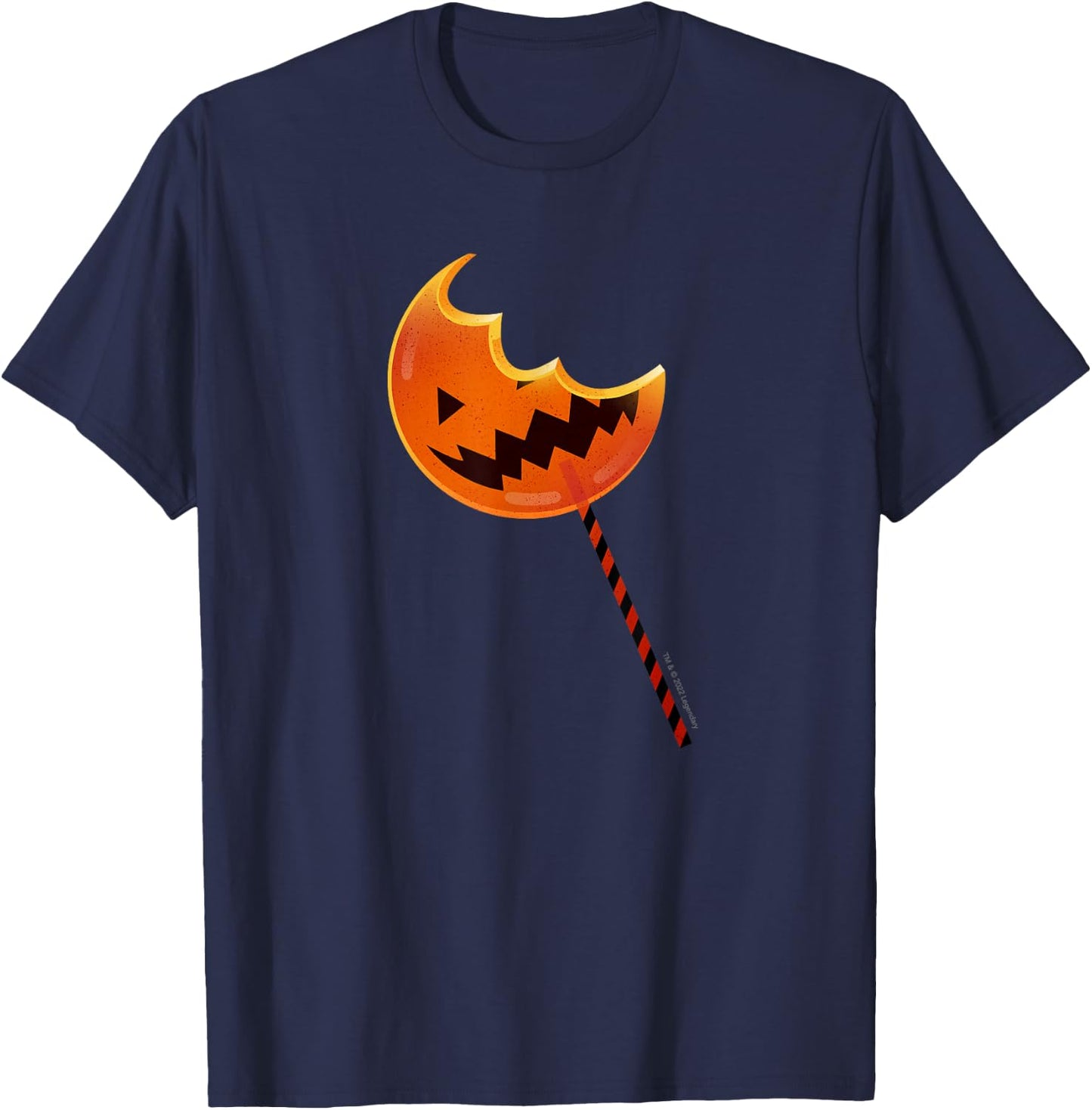 Trick ‘R Treat - Bitten Lollipop Treat T-Shirt - T-Shirt | Navy