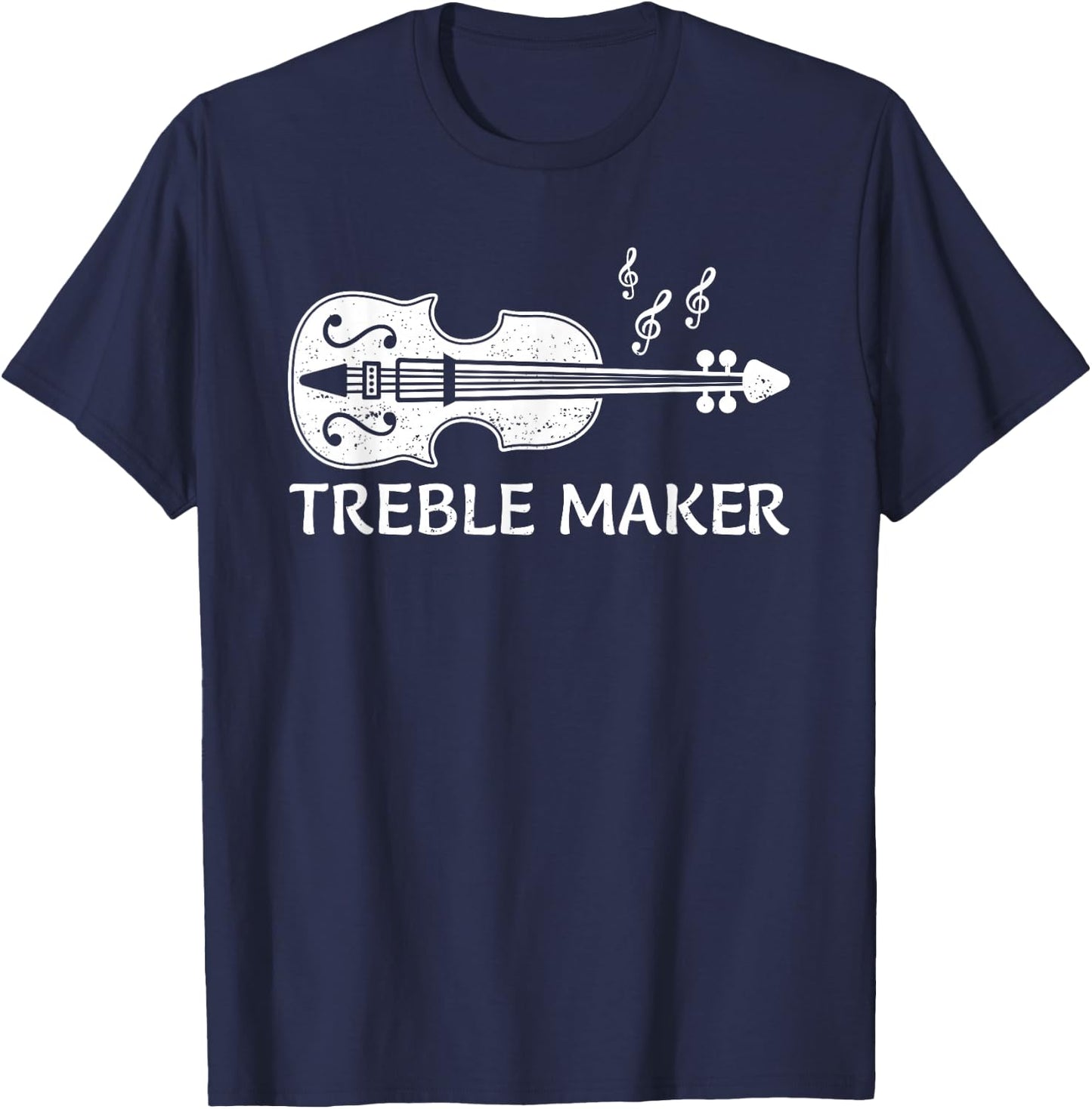 Cool Violin Player Art Women Violinist Viola Lover T-Shirt - T-Shirt | Navy