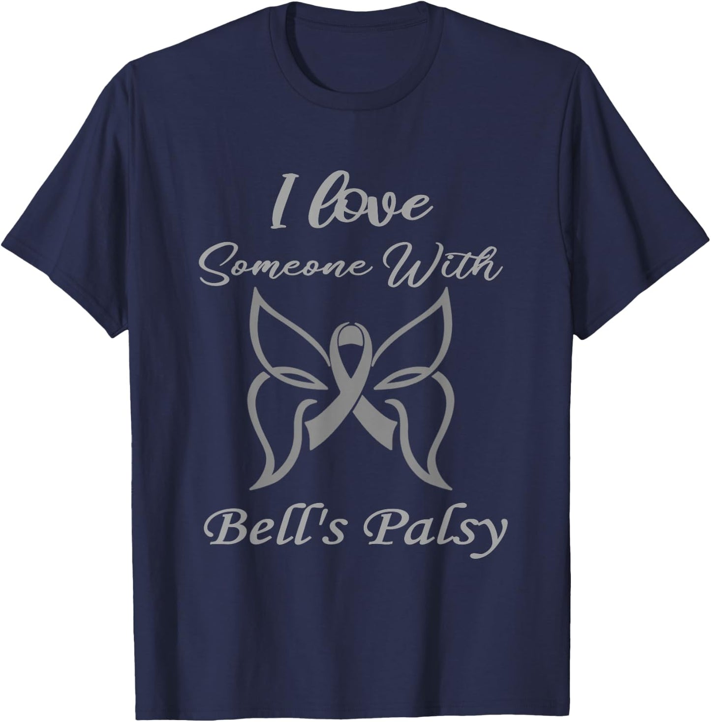 Bell's Palsy Awareness T-Shirt - T-Shirt | Navy