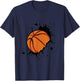 Basketball Players Basketball Team Graphic Sports Basketball T-Shirt - T-Shirt | Navy