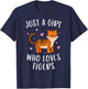 Just A Girl Who Loves Tigers Cute Tiger Lover T-Shirt - T-Shirt | Navy