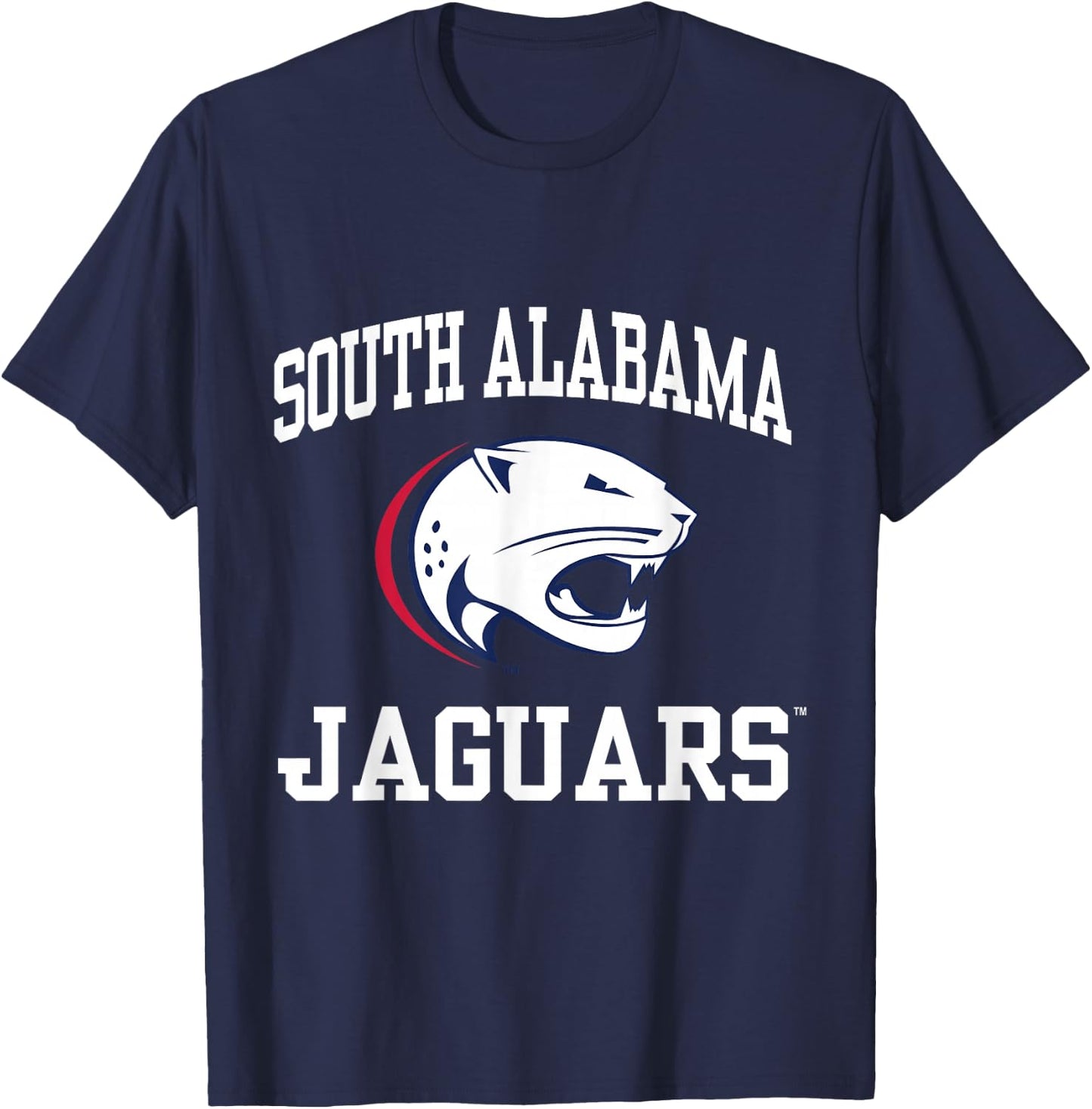 South Alabama Jaguars | Official NCAA Merch | NCAFSAL02 T-Shirt - T-Shirt | Navy