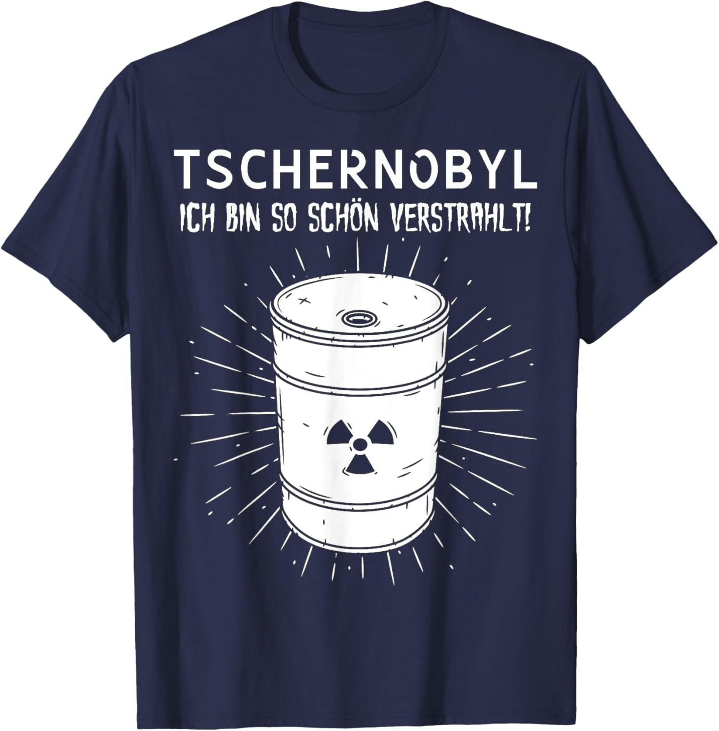 Tschernobyl Chernobyl Radioactive 1986 T-Shirt - T-Shirt | Navy