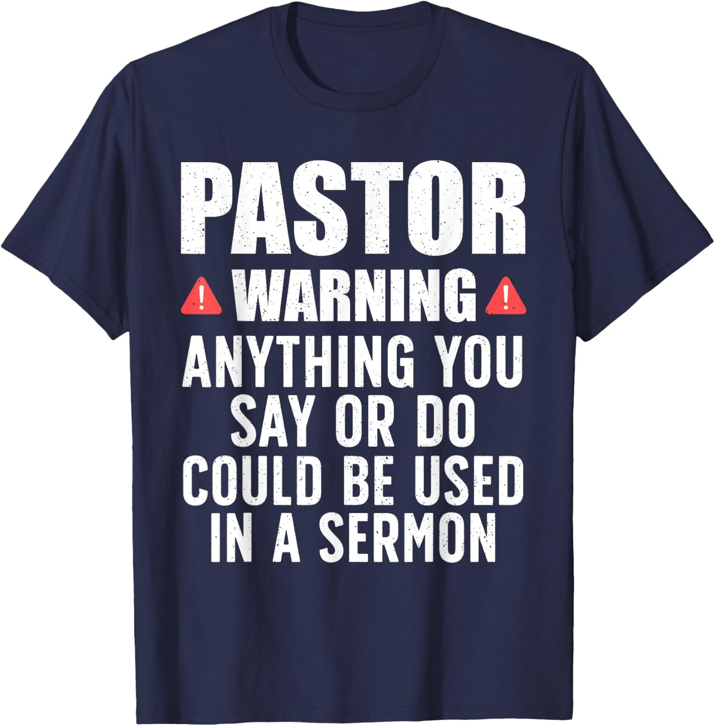 Best Pastor Appreciation Art Dad Christian Bible T-Shirt - T-Shirt | Navy
