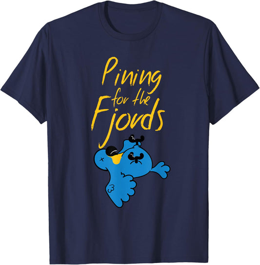 The Dead Parrot, he's not Dead, he's Pining for the Fjords T-Shirt - T-Shirt | Navy