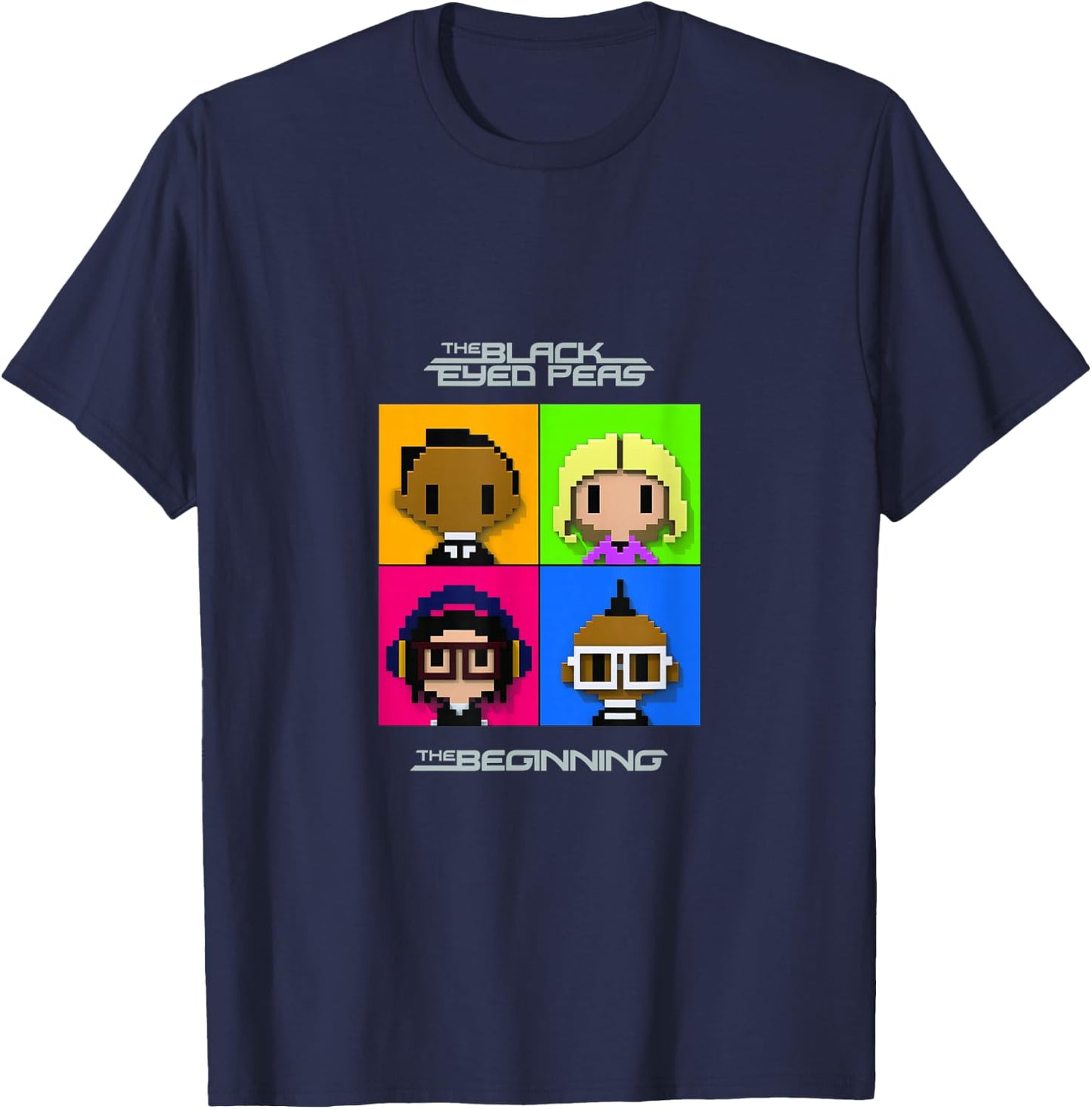 Black Eyed Peas - The Beginning Album T-Shirt - T-Shirt | Navy