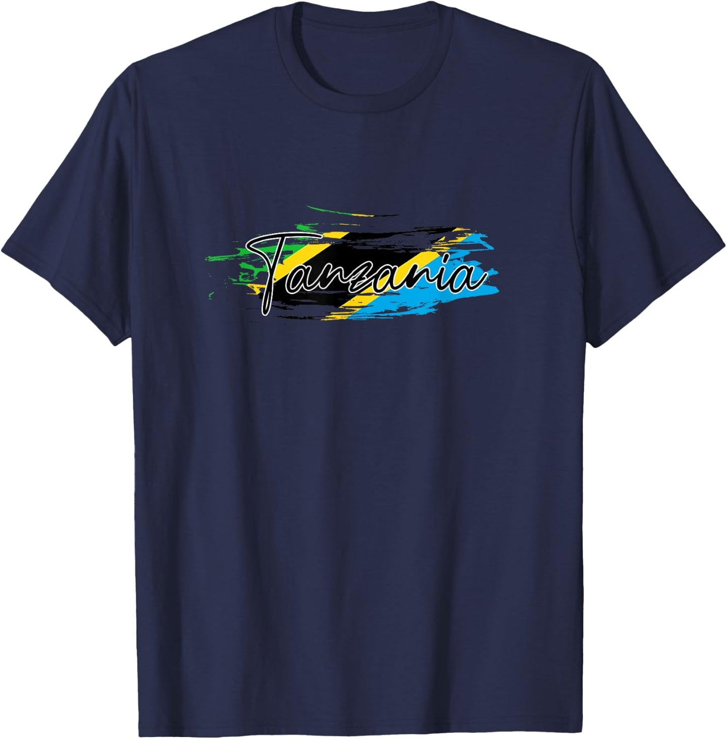 Tanzania Flag T-Shirt - T-Shirt | Navy