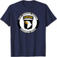 101st Airborne Division Famous Motto Military Veteran T-Shirt - T-Shirt | Navy