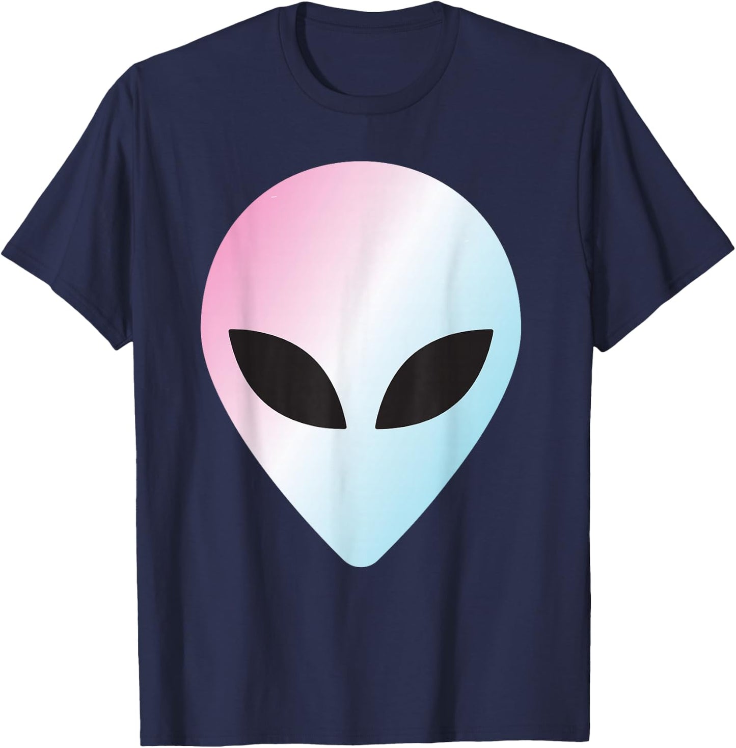 Alien Head T Shirt Colorful Alien thanksgiving 2023 T-Shirt - T-Shirt | Navy
