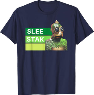 Sleestak, Funny Land OF The Lost Shirt, Classic Television T-Shirt - T-Shirt | Navy