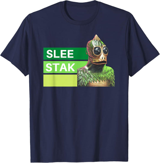 Sleestak, Funny Land OF The Lost Shirt, Classic Television T-Shirt - T-Shirt | Navy