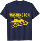 Seattle Washington Skyline T-Shirt - T-Shirt | Navy