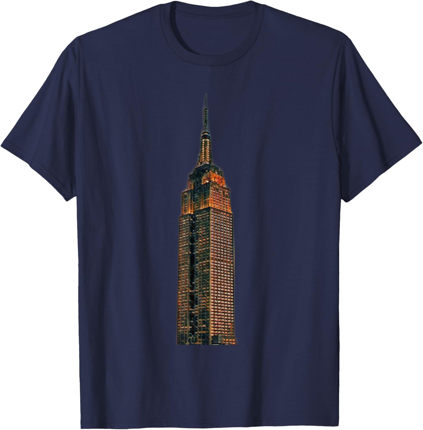 Empire State Building New York T-Shirt - T-Shirt | Navy