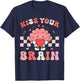 Kiss Your Brain Sped Teacher Appreciation Back To School T-Shirt - T-Shirt | Navy