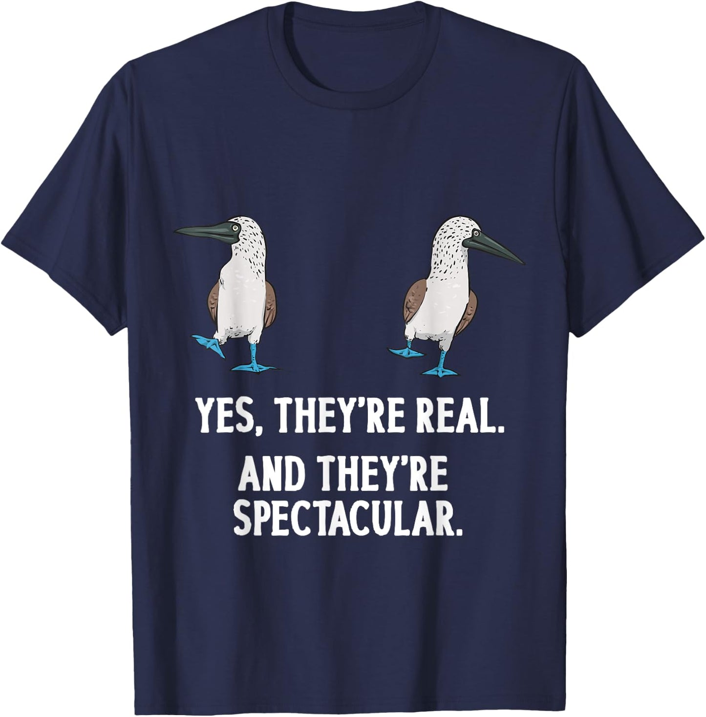 Blue-footed Booby Seabird Boobies T-Shirt - T-Shirt | Navy