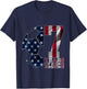 7 Years of Being Awesome Soccer 7th Birthday T-Shirt - T-Shirt | Navy