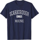Scarborough Maine ME Vintage T-Shirt - T-Shirt | Navy
